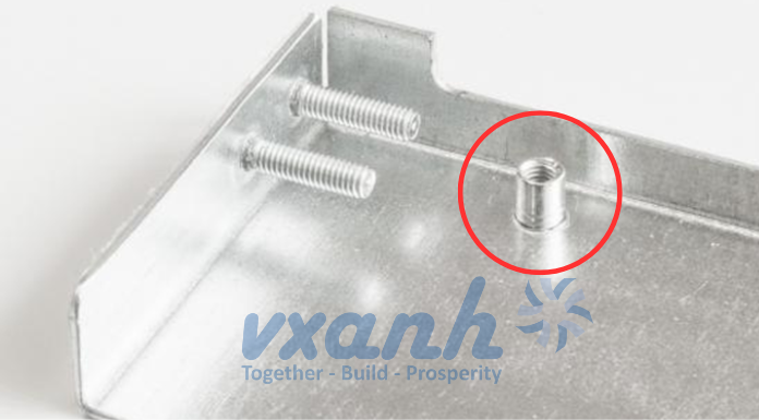 Hình ảnh Tán trụ Blind M3 trên tấm dày 1.4mm