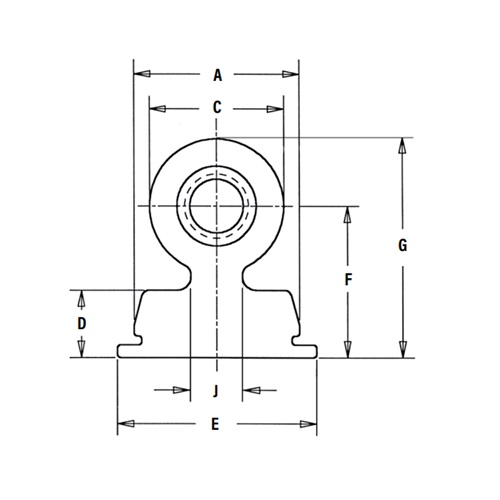 Tán góc phải tự giữ thép 632-10-8