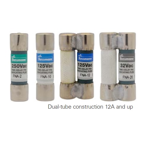 Cầu chì Eaton Bussmann FNA-1-4/10 250 Vac 125 Vac 32 Vac 1-4/10A 10kA 1kA