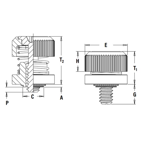 Ốc vít bảng điện loại PF62 size M3-0BN