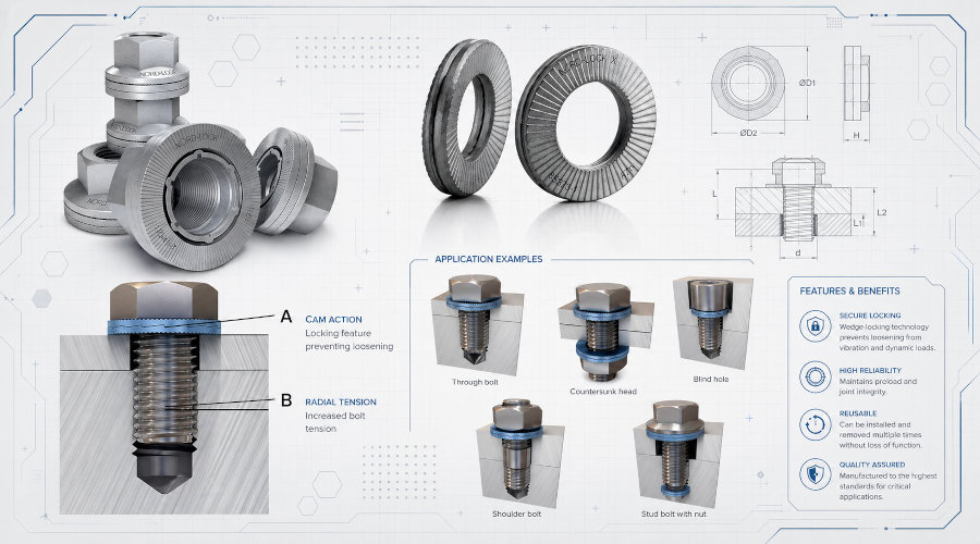 Wedge-Lock Washers